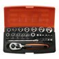Bahco SL25 Socket Set - 1/4in - 25pc