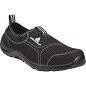 Delta Plus Miami S1P Black Canvas Slip On Safety Shoes