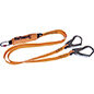 Twin Webbing Energy Absorber Lanyard 2m + 1 Karabiner & 2 Hooks