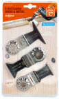 FEIN Starlock Blades Combo Set - E-Cut Wood & Metal (3 Blades)