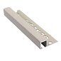 Genesis Bath Stone Tile Corner Trim 10mm - Aluminium Square