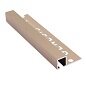 Genesis Brushed Copper Tile Trim 10mm - Aluminium Square 2.5m