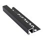Genesis Matt Black Tile Trim 12mm - Aluminium Square 2.5m