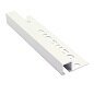 Genesis Matt White Tile Trim 12mm - Aluminium Square 2.5m