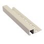 Genesis Sand Stone Tile Trim 10mm - Aluminium Square 2.5m