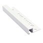 Genesis White Tile Trim 10mm - Aluminium Square 2.5m