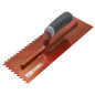 Refina Notched Tiling Trowel 14 Inch - 6mm Notch - Rose Gold