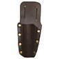Secateur Holster - Deluxe Mahogany Brown Leather