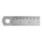 Stainless Steel Ruler - Right to Left - Metric/Imperial - Rigid - EC2
