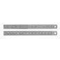 Stainless Steel Rule 30cm/12in - Metric/Imperial - Flexible - BS4372 Double Sided