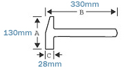 b428-16 claw hammer dimensions