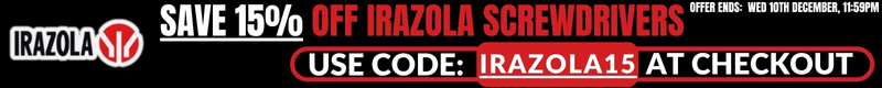 15% off all Irazola products