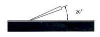 sharpening angle diagram