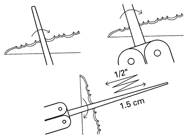 serrated knife sharpening guide