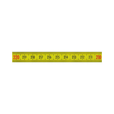 on measuring tape